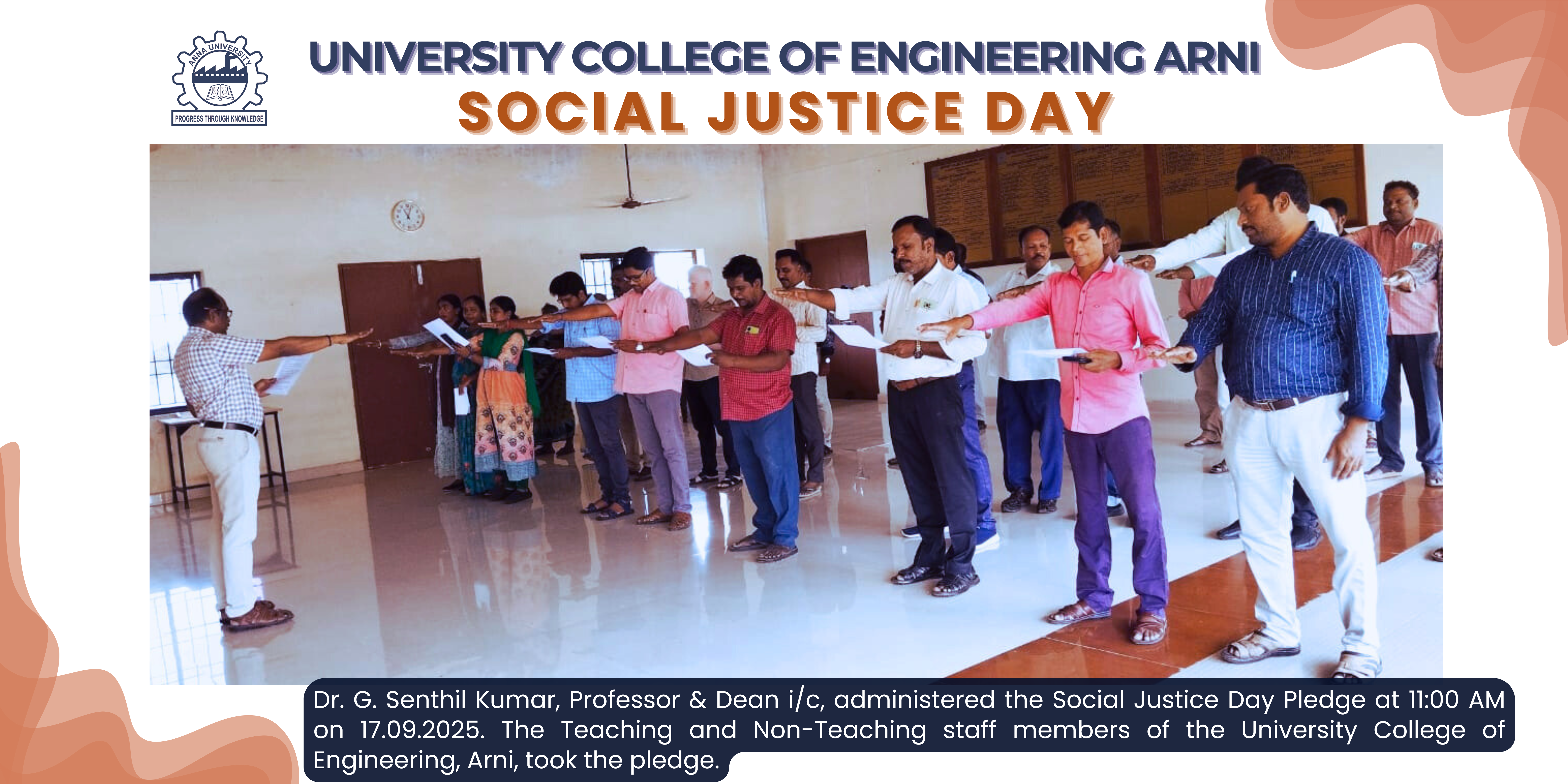Social Justice Day Pledge 2025
